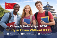 International students from Africa, Europe, and America applying for China scholarships 2026 without IELTS