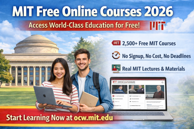 MIT Free Online Courses 2026