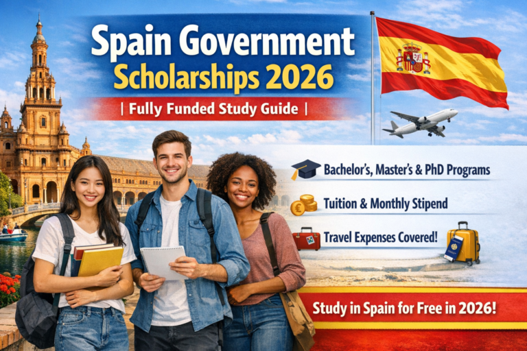 Spain Government Scholarships 2026: Fully Funded Study Opportunities for International Students