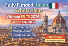 Italian scholarships without IELTS 2026 fully funded study in Italy