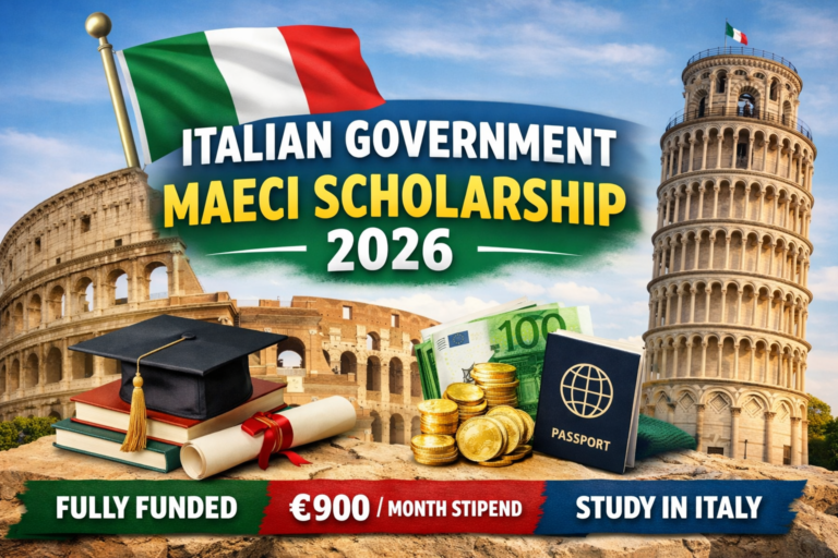 Italian Government MAECI Scholarship 2026 fully funded study in Italy with stipend and benefits
