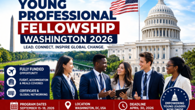 Young Professional Fellowship Washington 2026 fully funded leadership program in USA with global participants